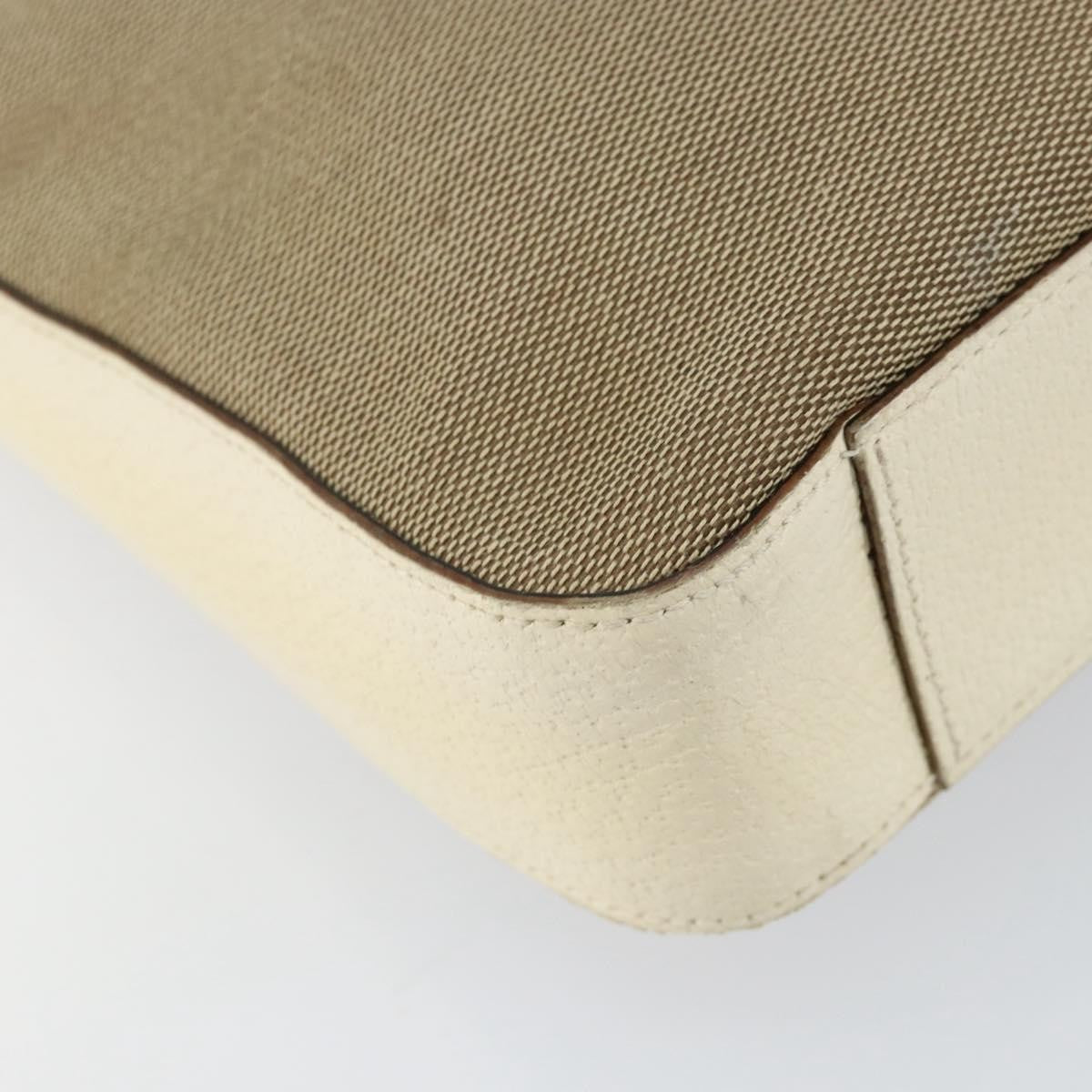 Gucci Vintage Shoulder Bag Canvas, BEIGE, CANVAS, Shoulder bag