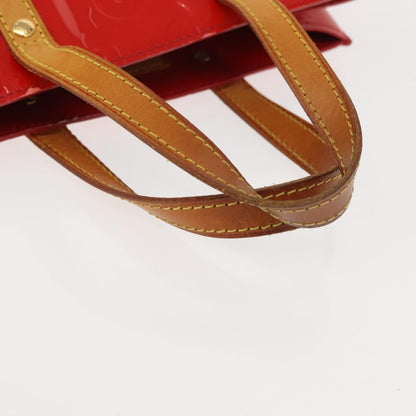 Louis Vuitton Reade Handbag Monogram Vernis, RED, PATENT_LEATHER, Handbag