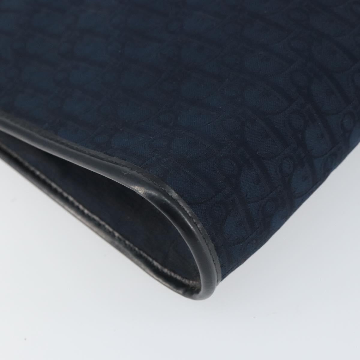 Christian Dior Vintage CD trotter Shoulder bag Canvas, NAVY, CANVAS, Shoulder bag