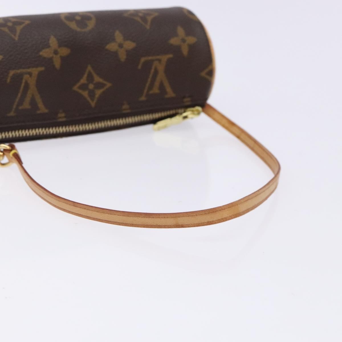 Louis Vuitton Papillon Pochette Monogram Canvas, BROWN, CANVAS, Handbag