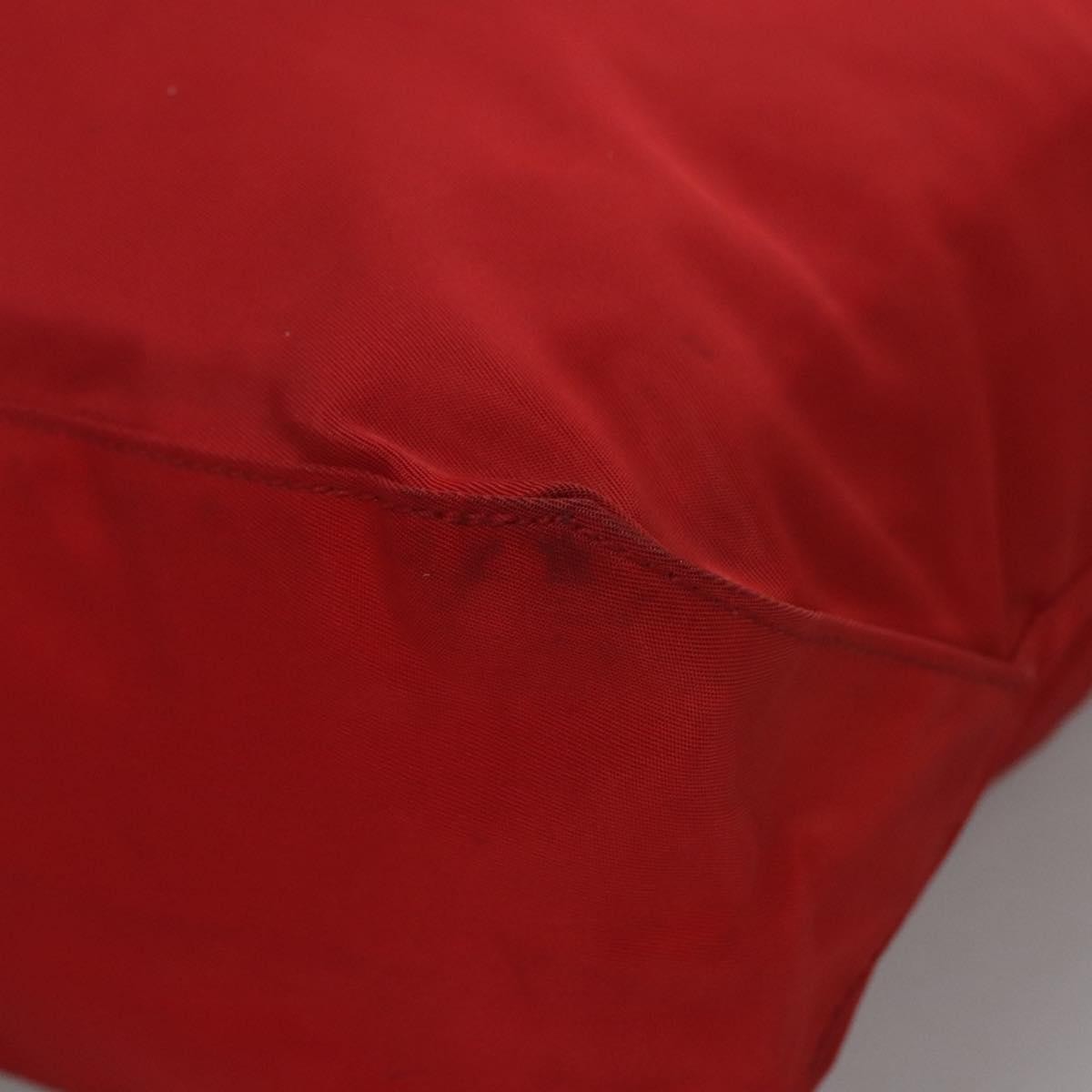 Prada Vintage Zip Tote Tessuto, RED, NYLON, Tote bag
