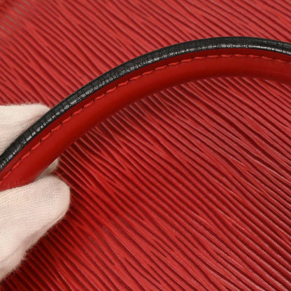 Louis Vuitton Pont Neuf Handbag Epi Leather, RED, LEATHER, Handbag