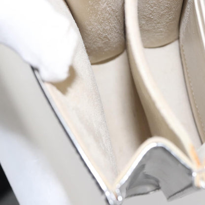 Christian Dior Ultra Matte Diorama Vertical Clutch on Chain Studded Leather, SILVER, PATENT_LEATHER, Clutche & pouche