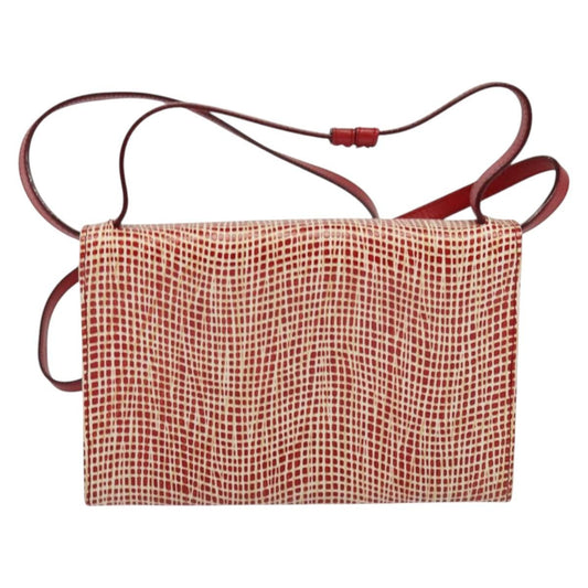 Salvatore Ferragamo Gancini Shoulder Bag Leather, RED, LEATHER, Shoulder bag