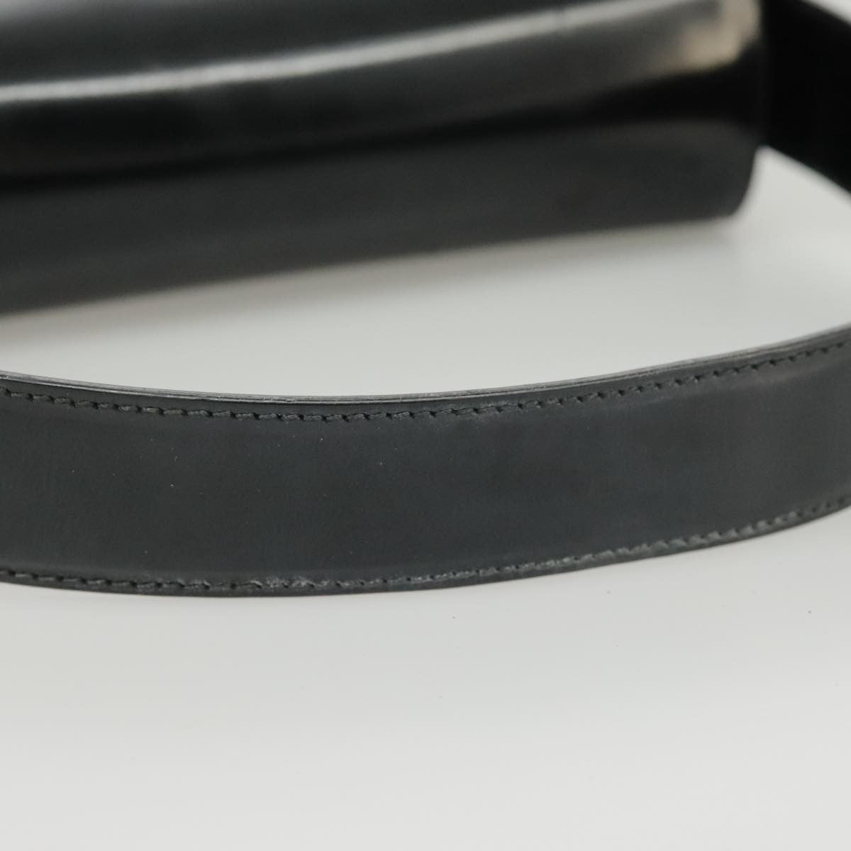 Salvatore Ferragamo Gancini handbag Leather, BLACK, LEATHER, Handbag