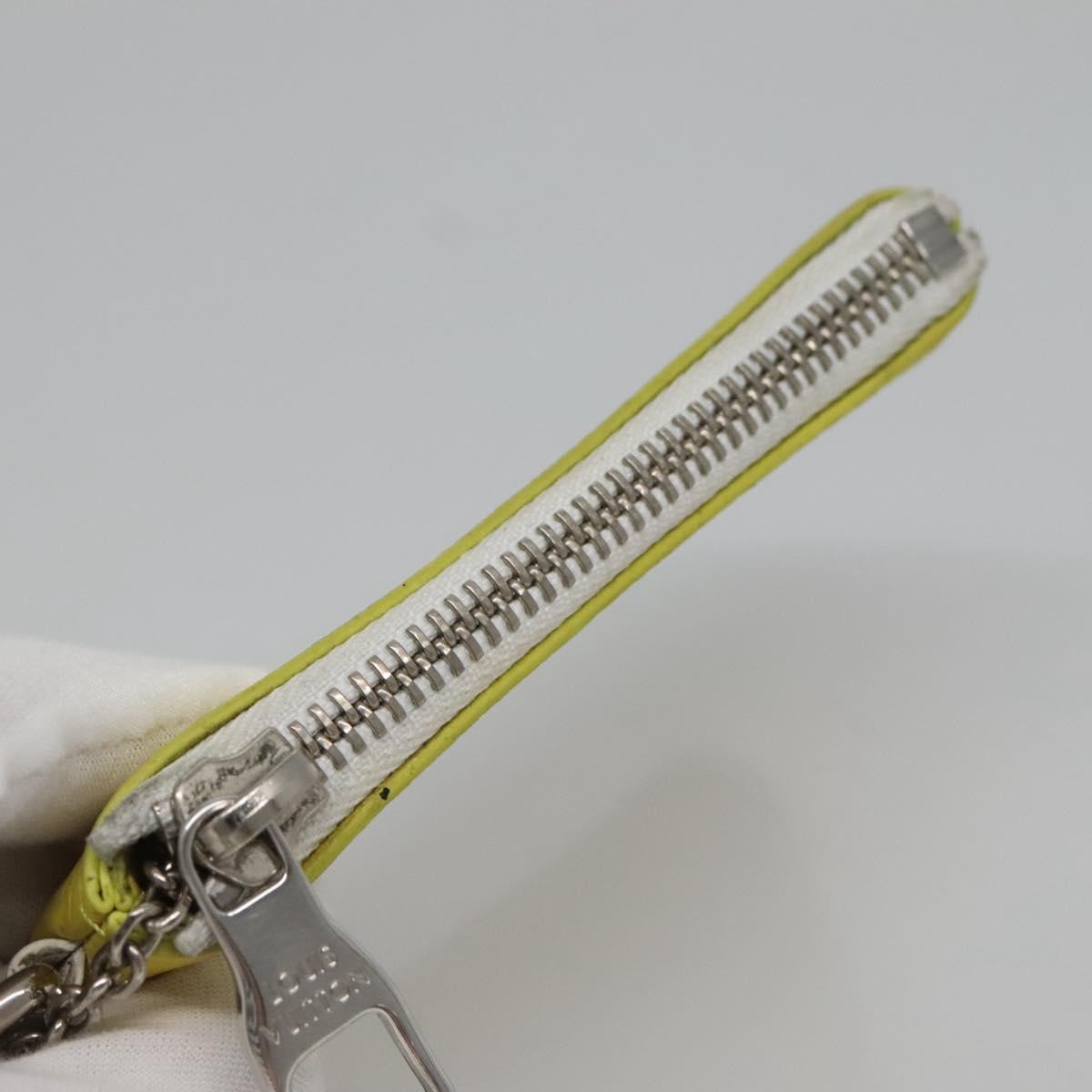 Louis Vuitton Pochette Clés Everyday LV leather, YELLOW, LEATHER, Wallets