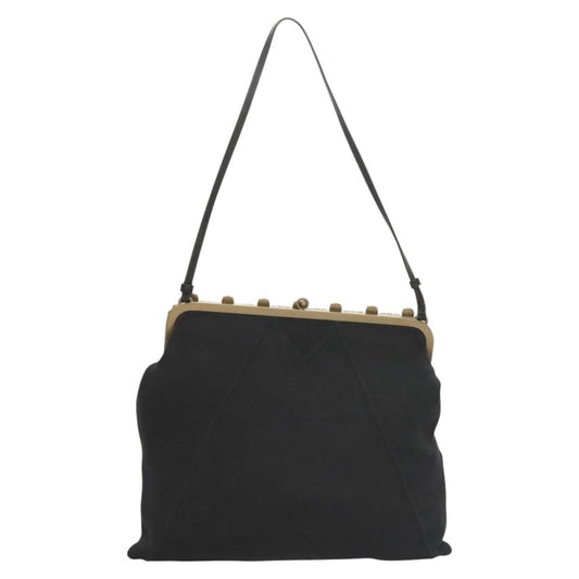 Miu Miu Shoulder Bag Cotton, BLACK, COTTON, Shoulder bag