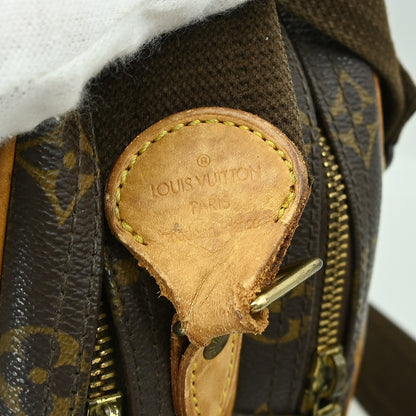 Louis Vuitton Reporter Bag Monogram Canvas, BROWN, CANVAS, Shoulder bag