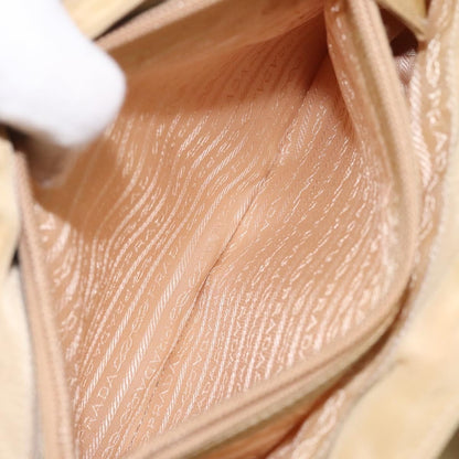 Prada Vintage Tote Tessuto, BEIGE, NYLON, Tote bag