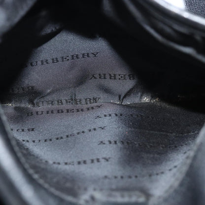 Burberry Front Pocket Flap Messenger Vintage Check Nylon and Nylon, BLACK, NYLON, Crossbody bag