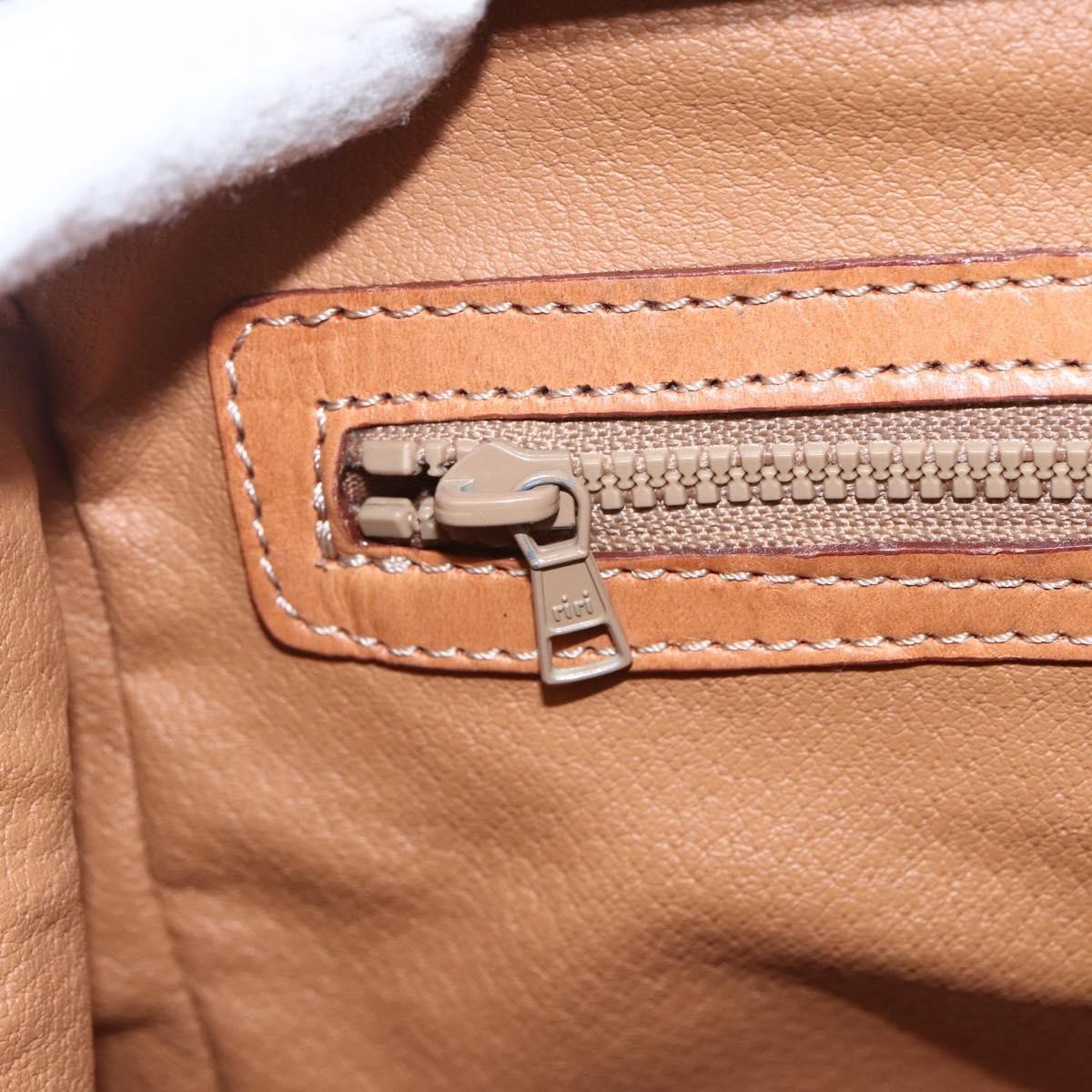 Celine Vintage Duffle Bag Canvas and Leather, BROWN, CANVAS, Handbag