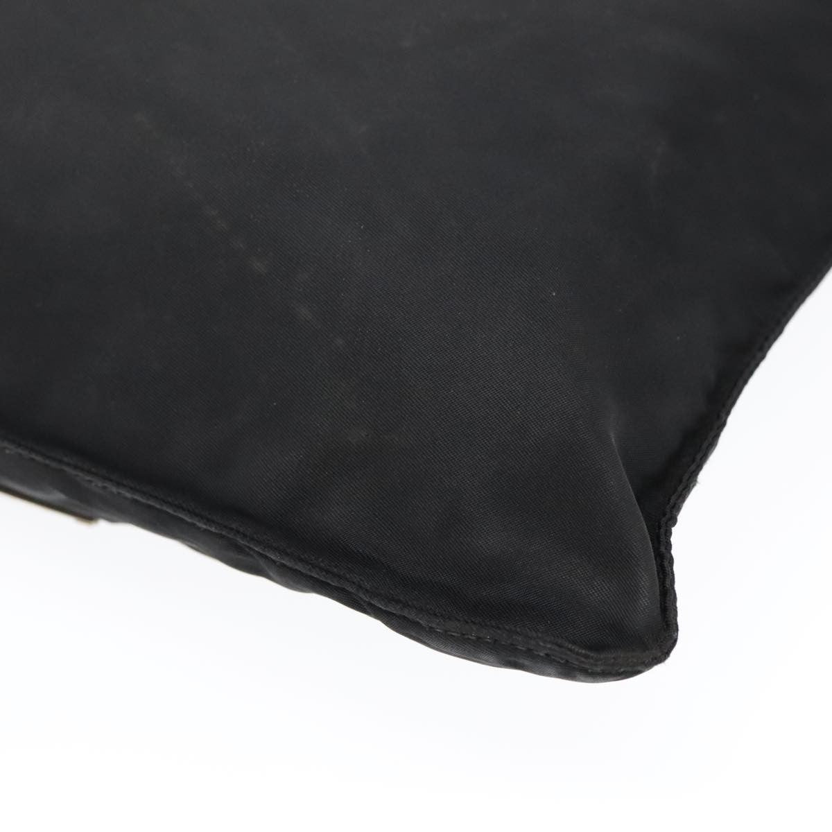 Prada Flat Messenger Bag Tessuto, BLACK, NYLON, Shoulder bag