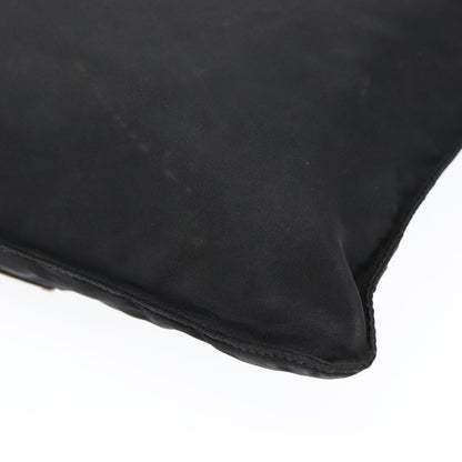 Prada Flat Messenger Bag Tessuto, BLACK, NYLON, Shoulder bag