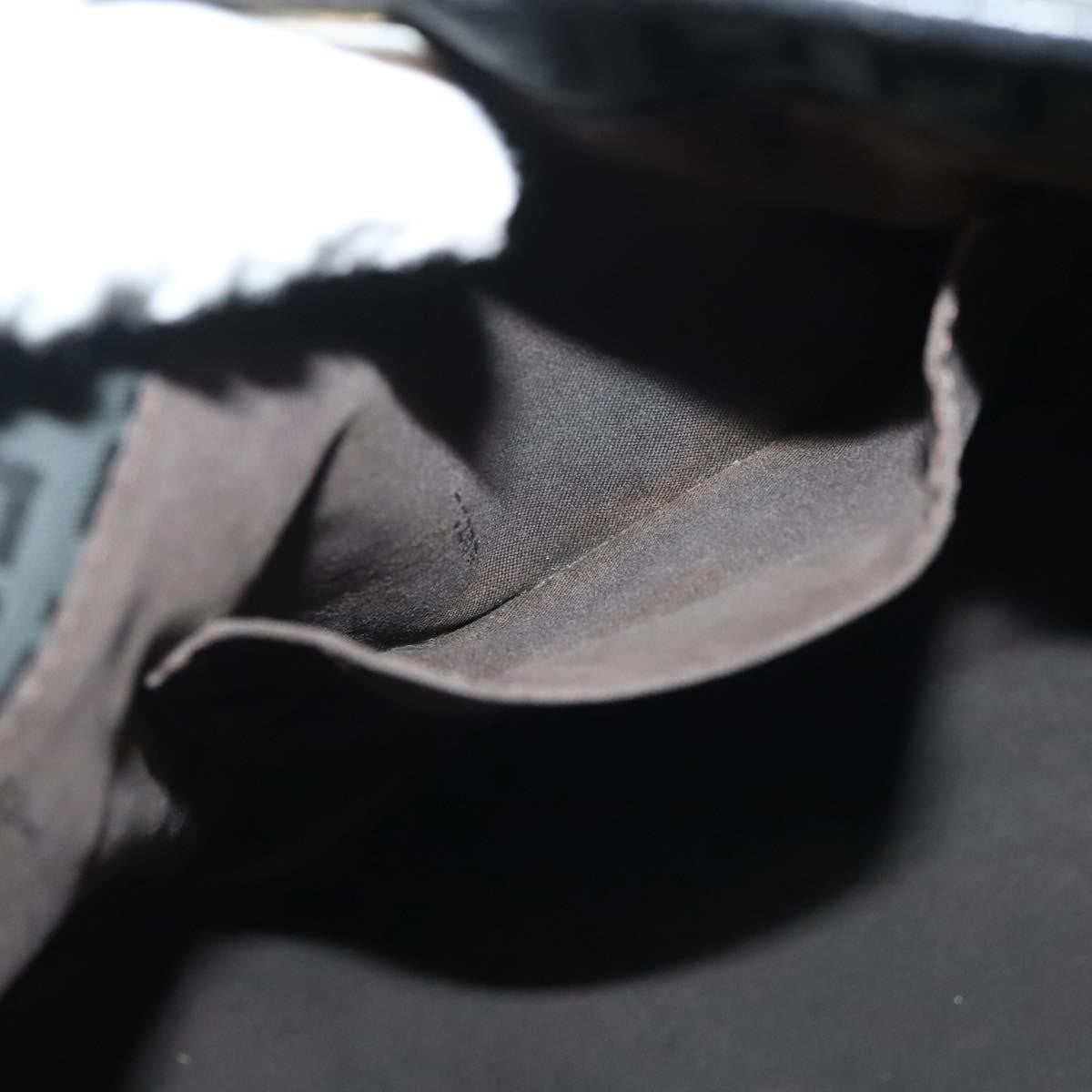 Fendi Vintage Tote Zucchino Canvas, BLACK, CANVAS, Tote bag