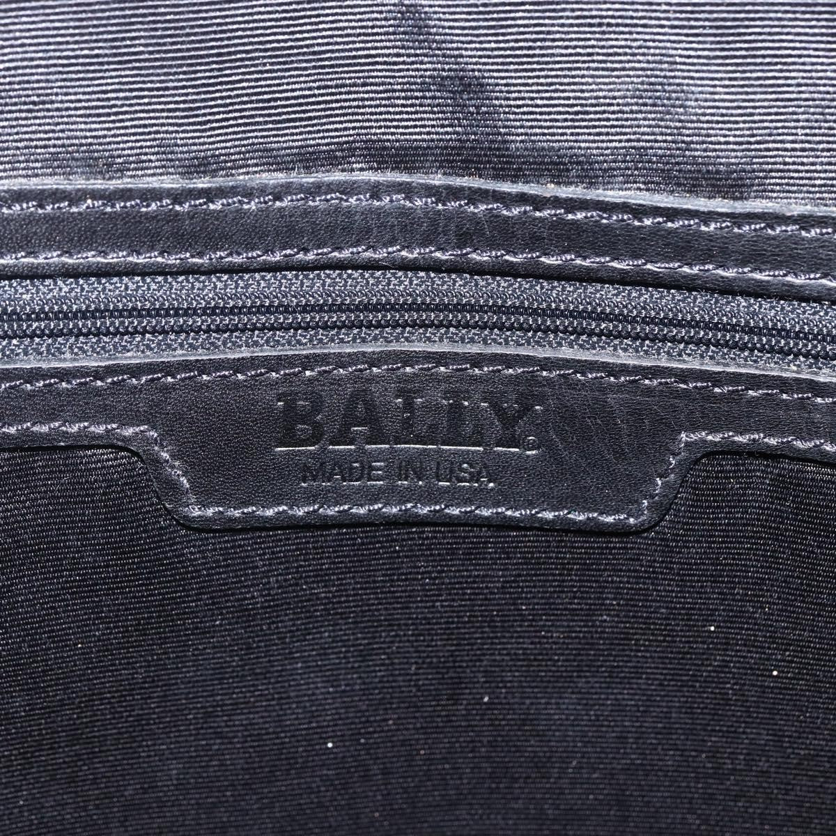 Bally Vintage Backpack Leather, BLACK, LEATHER, Backpack