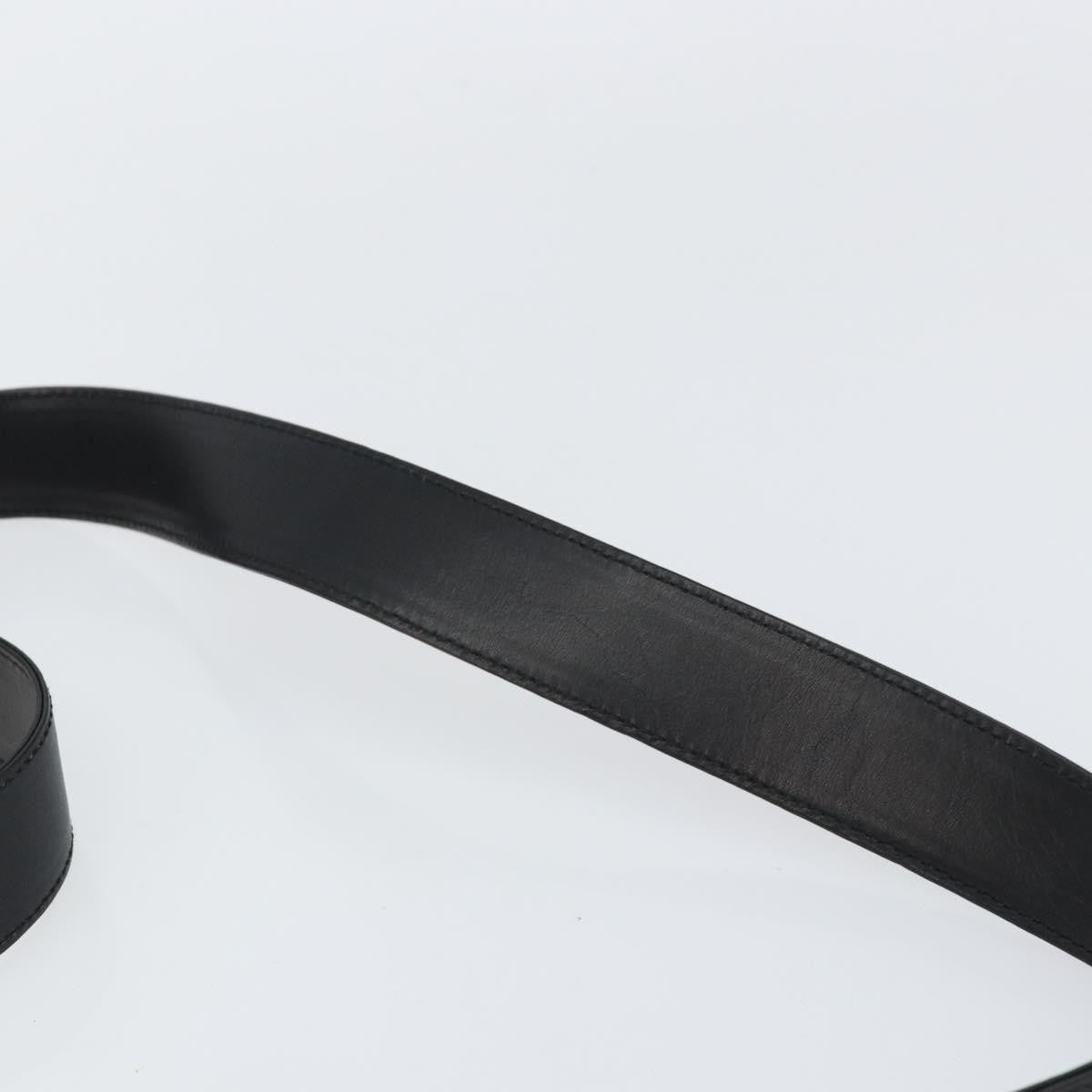 Gucci Vintage Bamboo Handle Open Hobo Leather, BLACK, LEATHER, Handbag