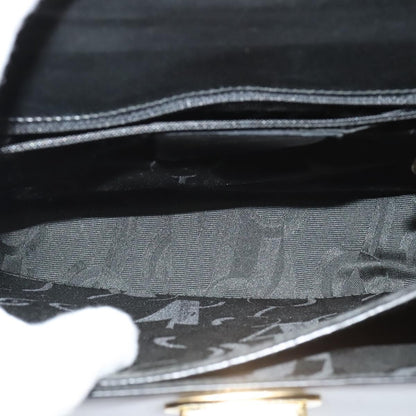 Salvatore Ferragamo Gancini Convertible Top Handle Bag Leather, BLACK, LEATHER, Handbag