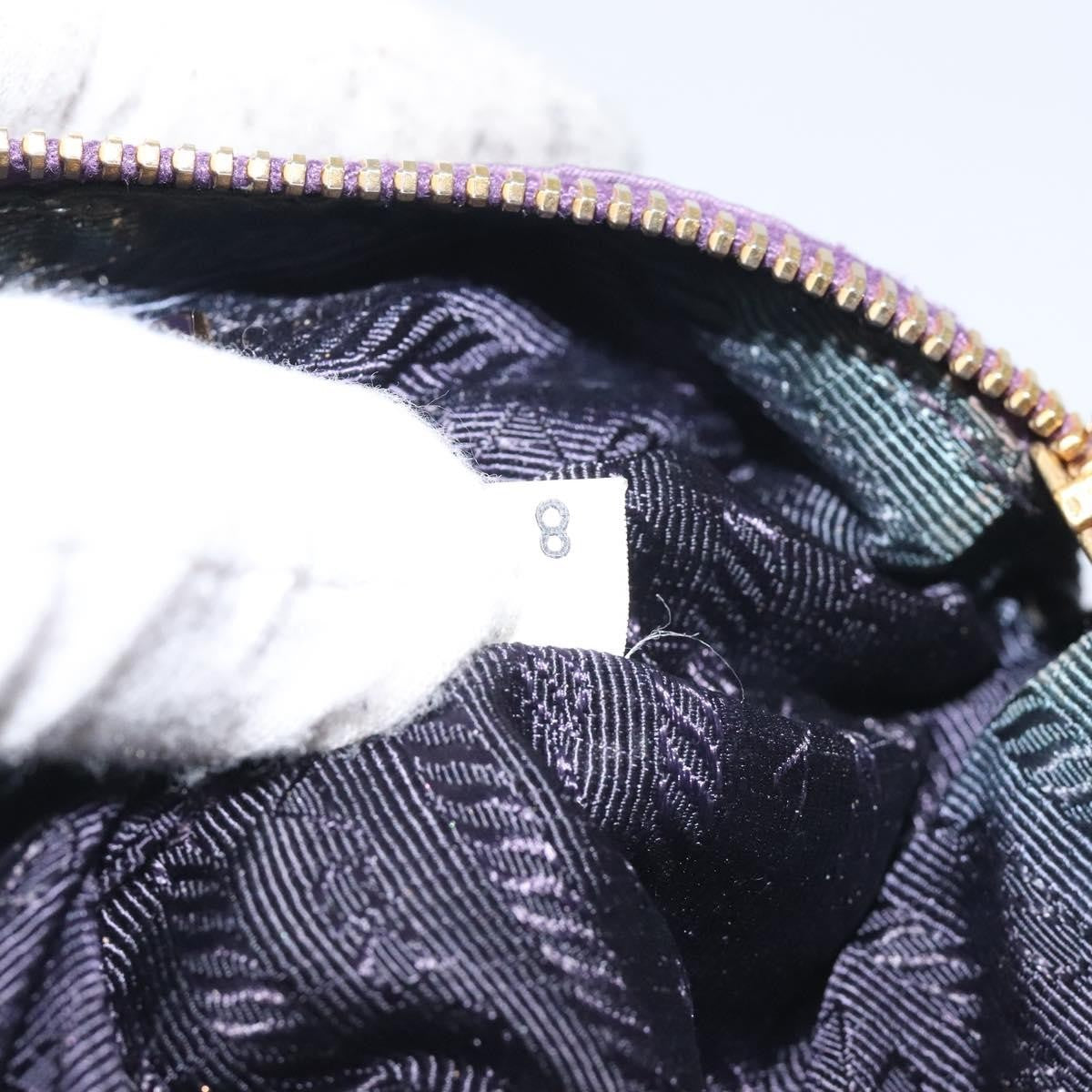 Prada Zip Pouch Tessuto, PURPLE, NYLON, Clutche & pouche