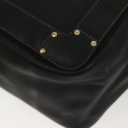 Chloe Vintage Shoulder Bag Leather, BLACK, LEATHER, Shoulder bag