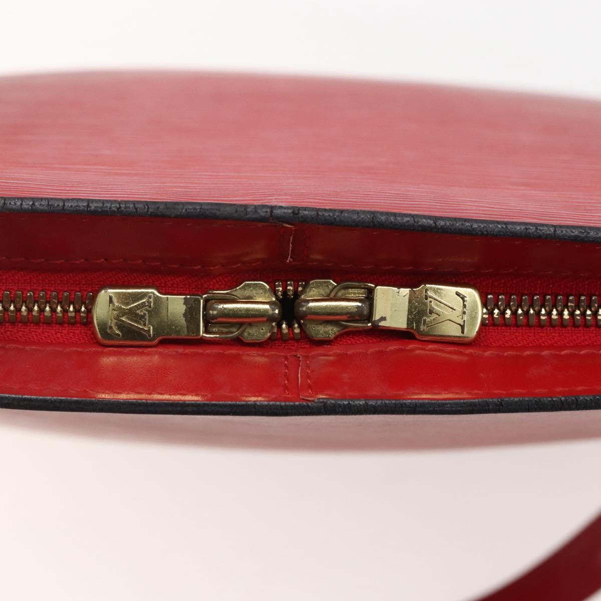 Louis Vuitton Lussac Handbag Epi Leather, RED, LEATHER, Shoulder bag