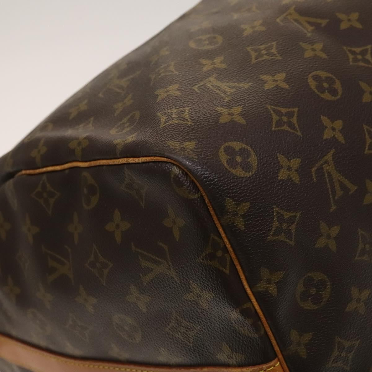 Louis Vuitton Keepall Bandouliere Bag Monogram Canvas, BROWN, CANVAS, Travel bag