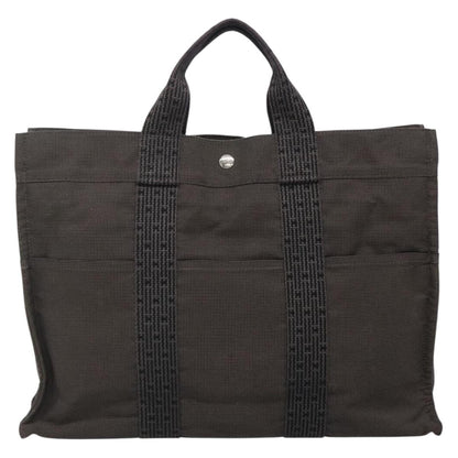 Hermes Fourre-tout Herline Fourre-tout Herline, GRAY, CANVAS, Tote bag