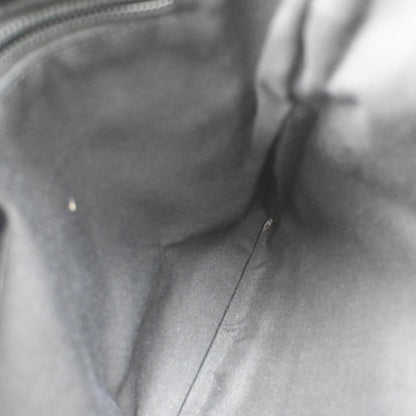 Gucci Zip Messenger Bag GG Canvas with Perforated Leather, BLACK, CANVAS, Shoulder bag