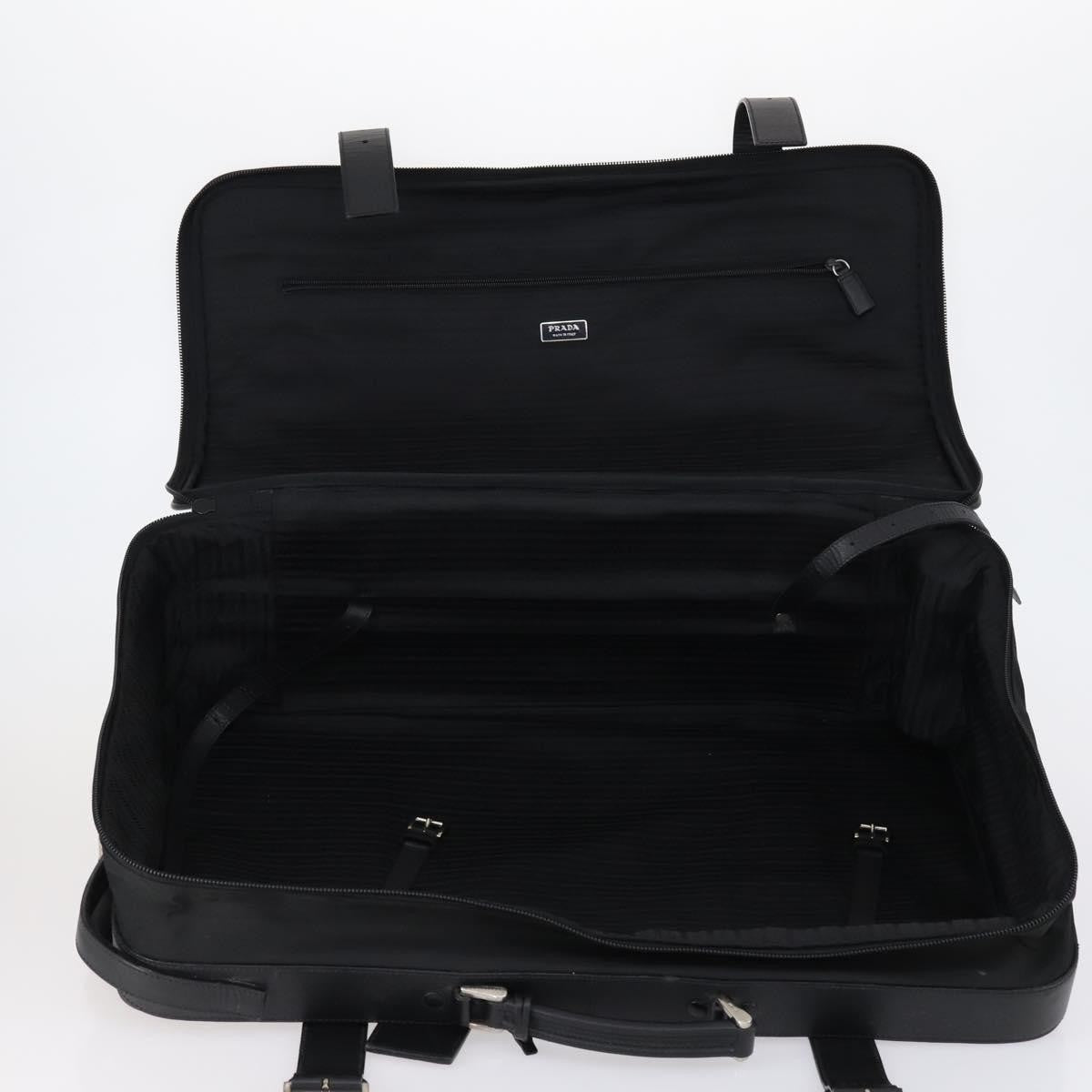 Prada Trunk Bag Nylon, BLACK, NYLON, Travel bag