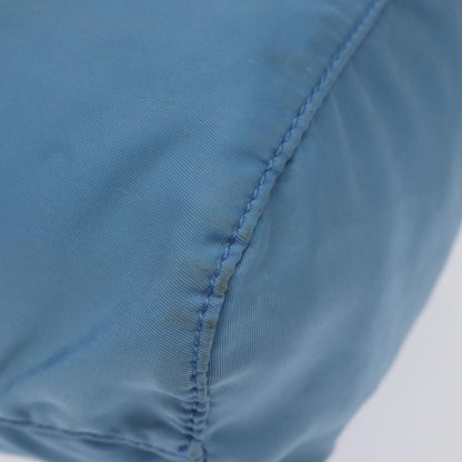 Prada Drawstring Wristlet Bucket Bag Tessuto, BLUE, NYLON, Clutche & pouche