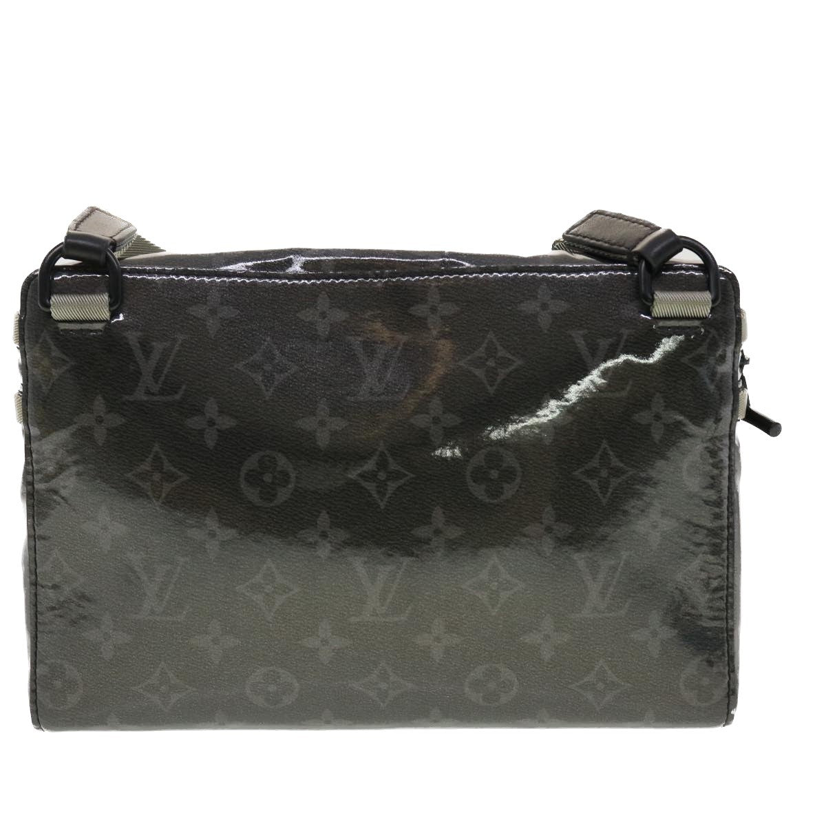 Louis Vuitton Messenger Bag Limited Edition Monogram Eclipse Glaze Canvas, Black, Canvas, Shoulder Bag
