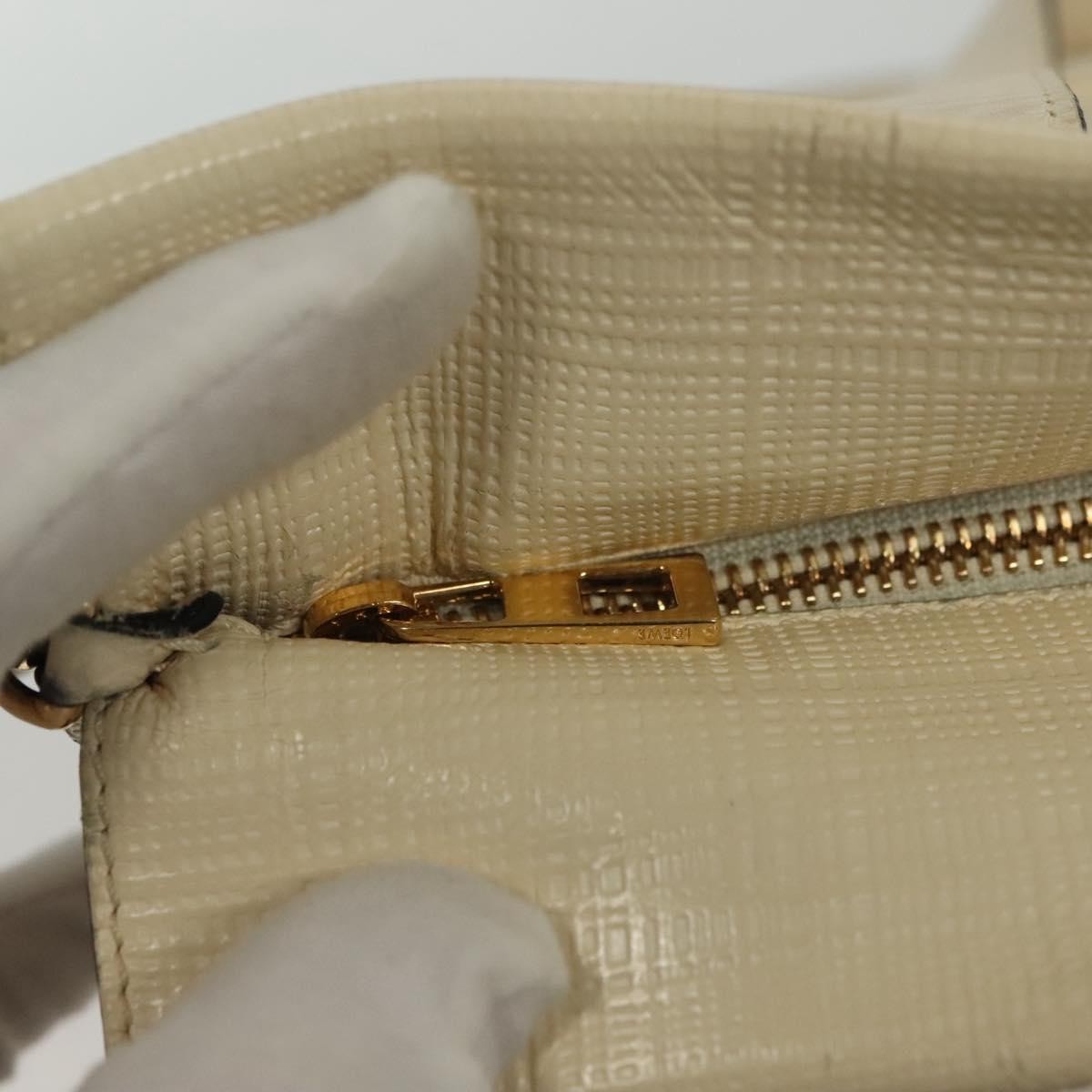 Loewe Shopper Tote Leather, ECRU, LEATHER, Tote bag