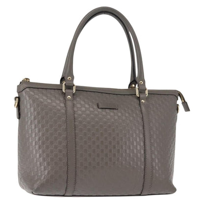 Gucci Britt Convertible Dome Satchel Microguccissima Leather, GRAY, LEATHER, Handbag