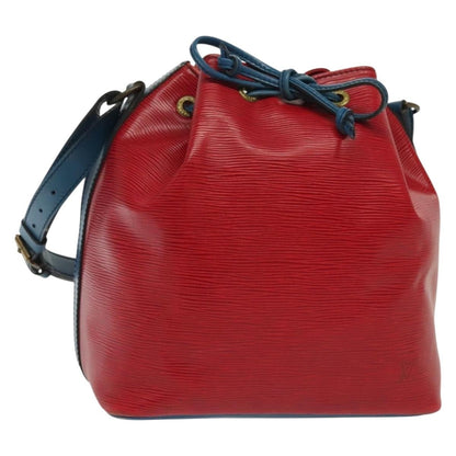 Louis Vuitton Petit Noe Handbag Epi Leather, RED, LEATHER, Shoulder bag