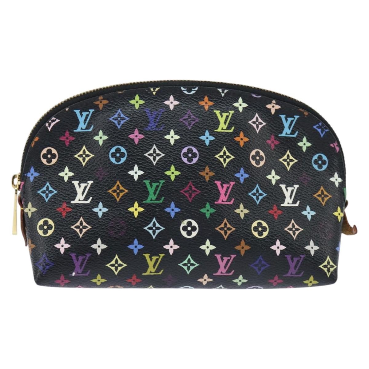 Louis Vuitton Cosmetic Pouch Monogram Multicolor, MULTICOLOUR, CANVAS, Clutche & pouche