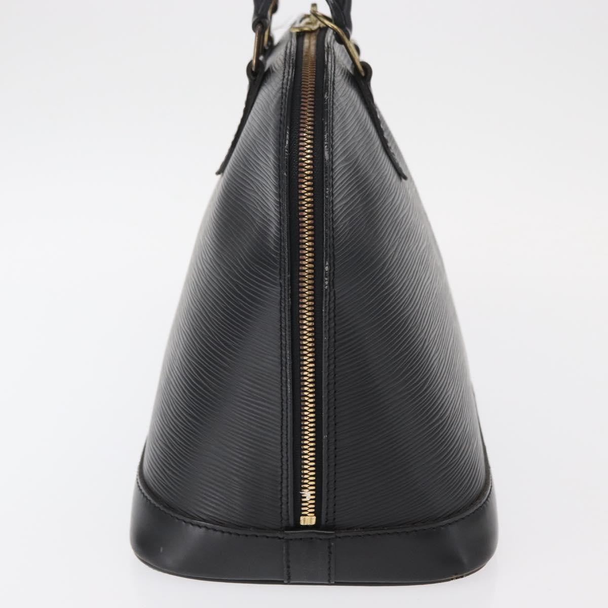 Louis Vuitton Alma Handbag Epi Leather, BLACK, LEATHER, Handbag
