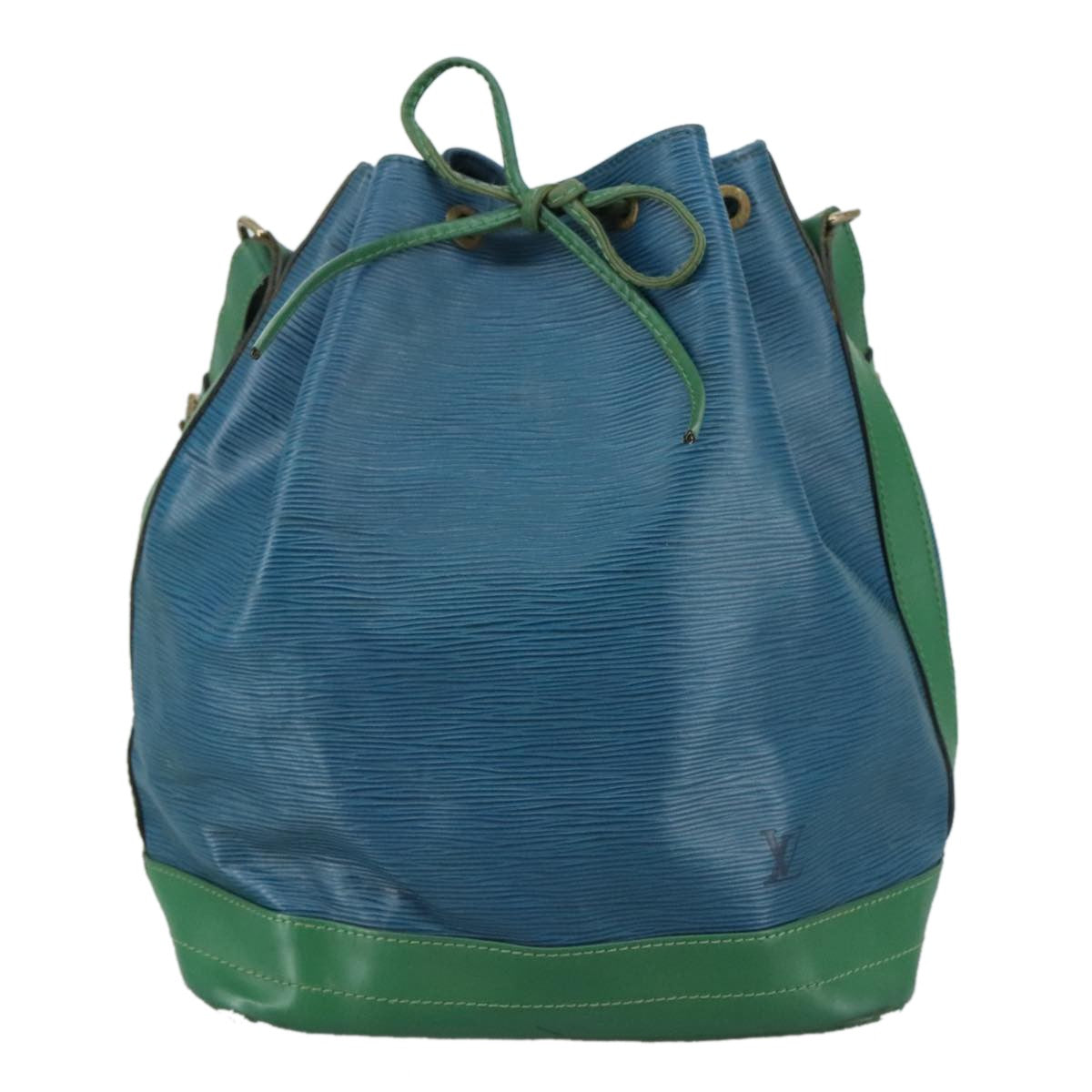 Louis Vuitton Bicolor Noe Handbag Epi Leather, BLUE, LEATHER, Shoulder bag