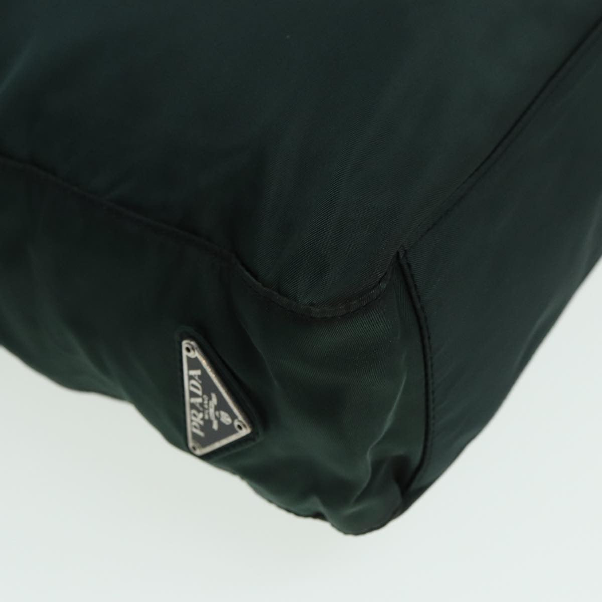 Prada Vintage Zip Tote Tessuto, KHAKI, NYLON, Tote bag