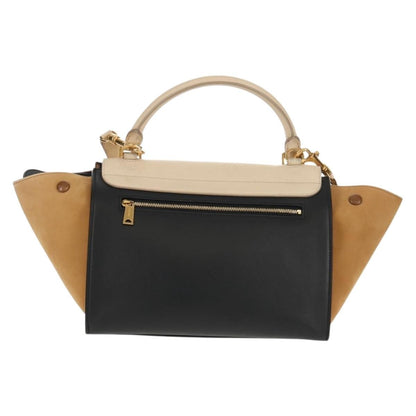 Celine Tricolor Trapeze Bag Leather, MULTICOLOUR, LEATHER, Handbag