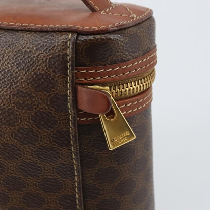 Celine Macadam Vanity Bag Canvas, BROWN, CANVAS, Clutche & pouche