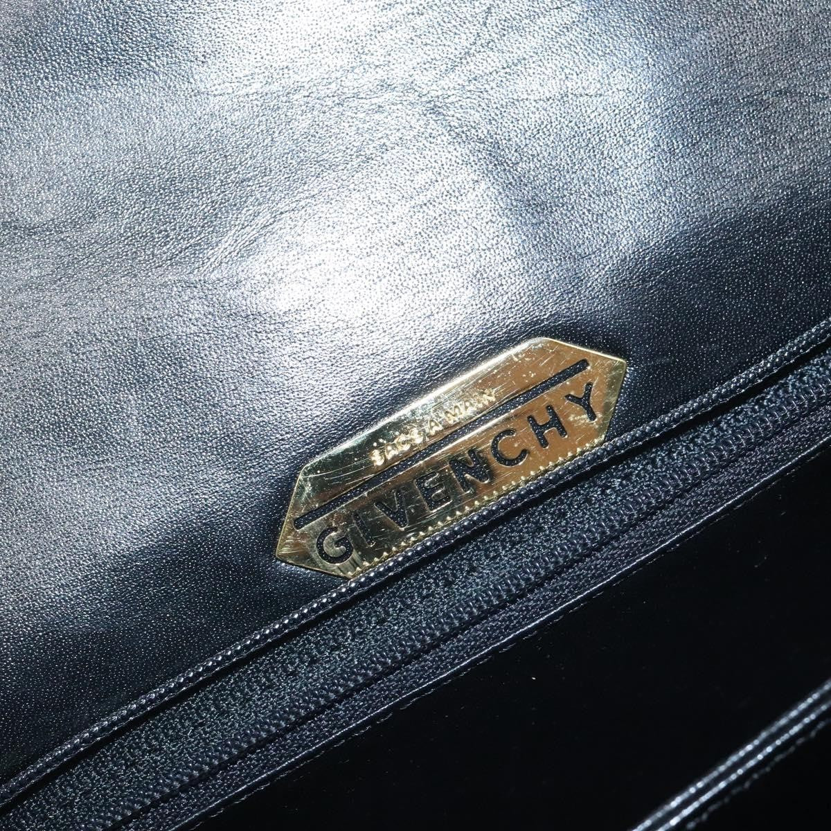 Givenchy Vintage 4G handbag Leather, BLACK, LEATHER, Handbag