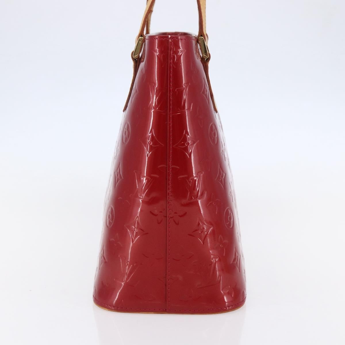 Louis Vuitton Houston Handbag Monogram Vernis, RED, PATENT_LEATHER, Handbag