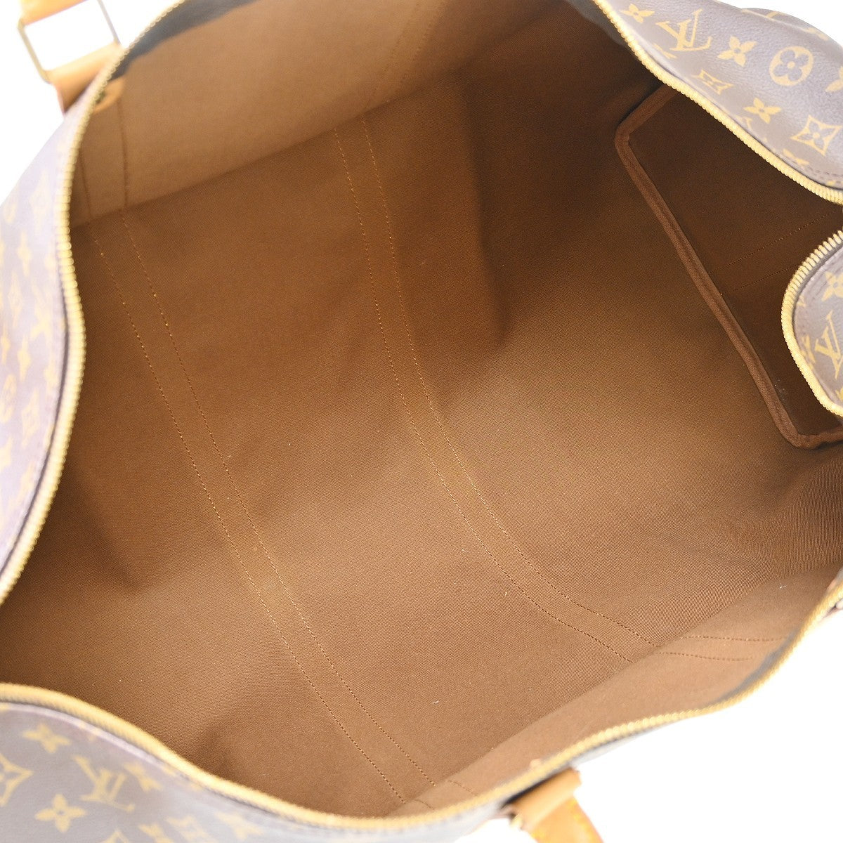 Louis Vuitton Keepall Bandouliere Bag Monogram Canvas, Brown, Canvas, Travel Bag