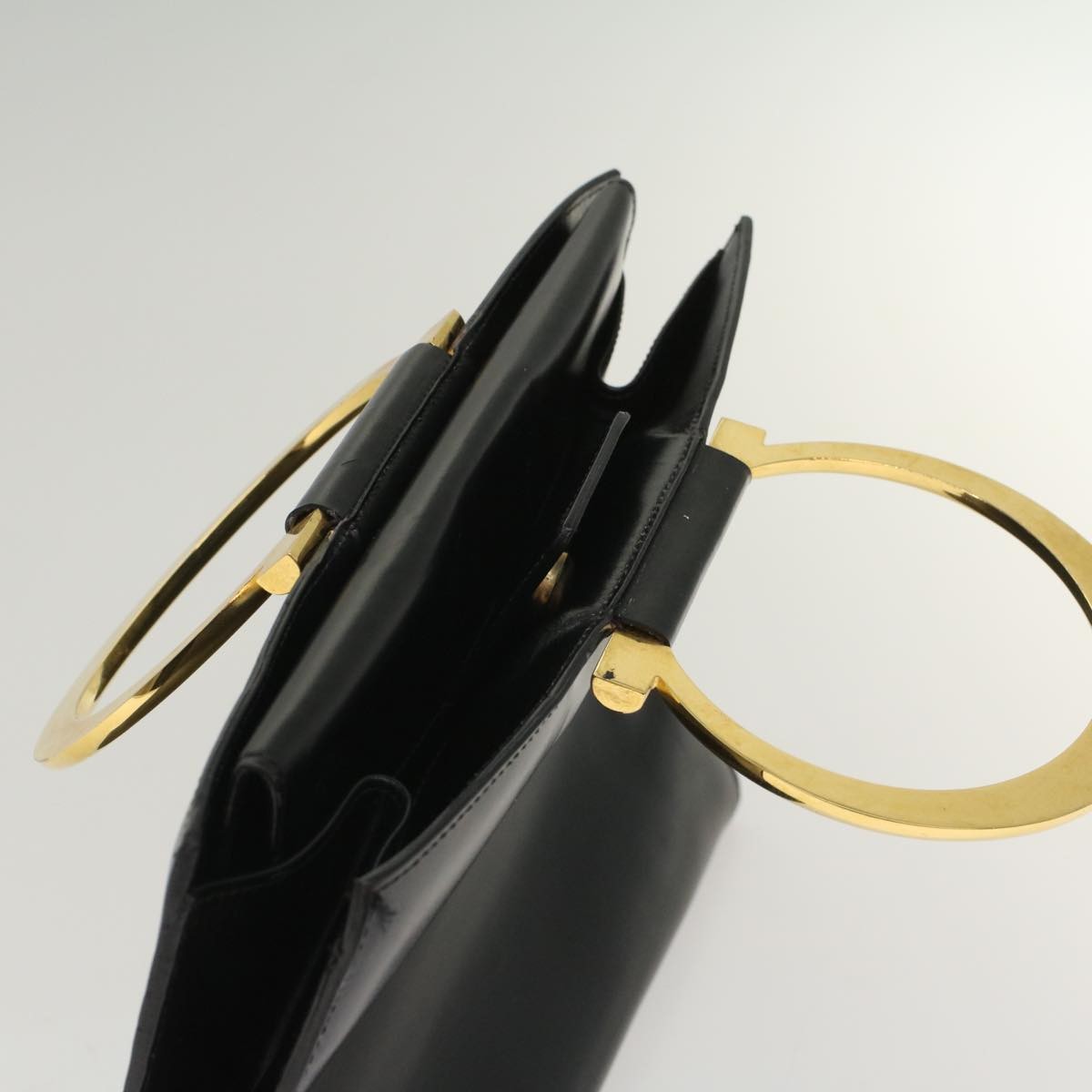 Celine Handbag Leather, BLACK, LEATHER, Handbag