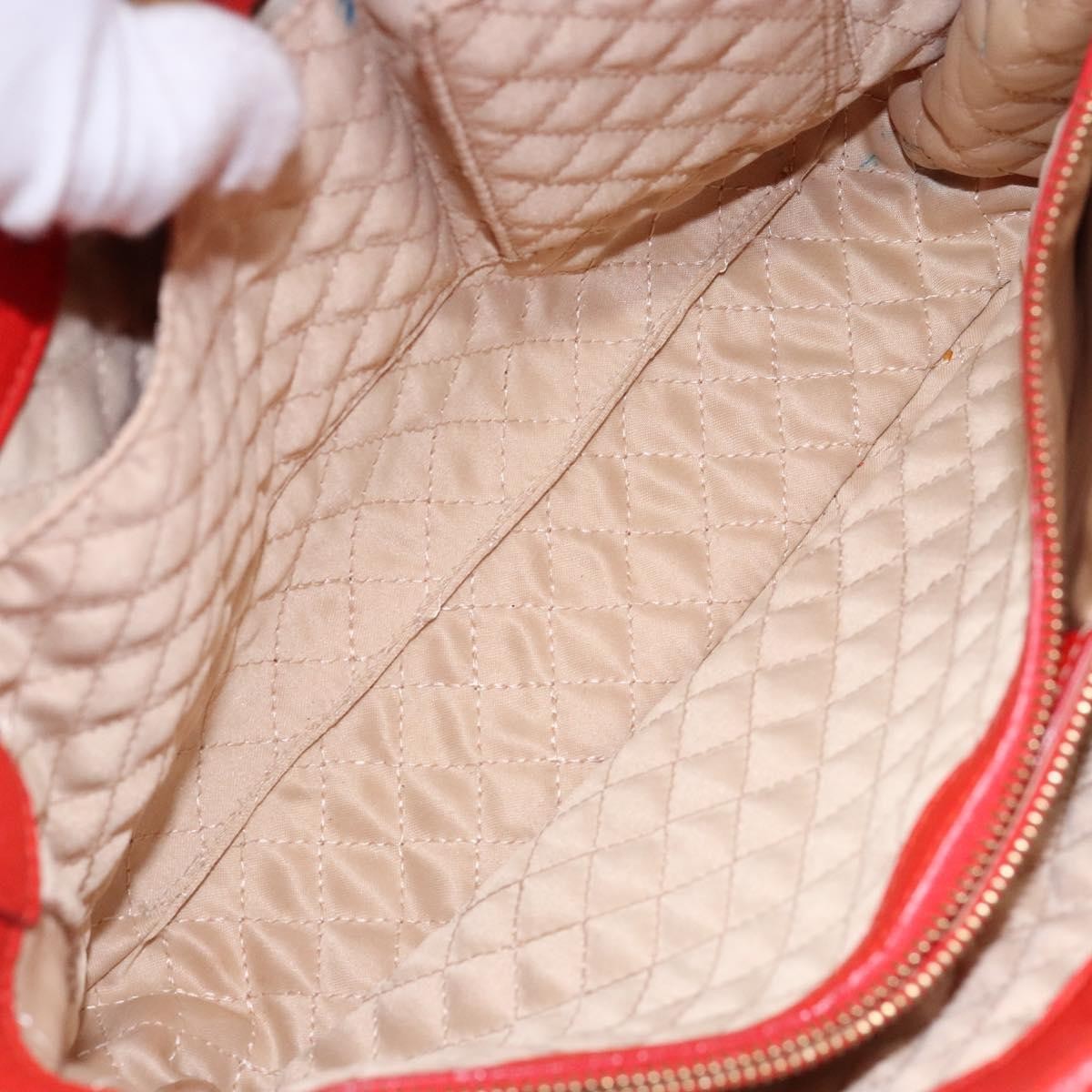 Salvatore Ferragamo Vala Handbag Leather, RED, LEATHER, Handbag