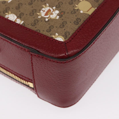 Gucci Doraemon Ophidia Zip Around Camera Bag Printed Mini GG Coated Canvas, BEIGE, CANVAS, Shoulder bag
