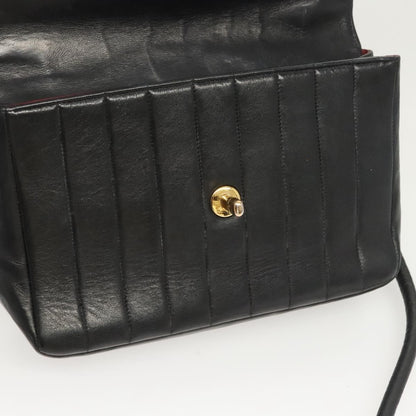 Chanel Mademoiselle Vintage Flap Bag Lambskin, BLACK, LEATHER, Handbag