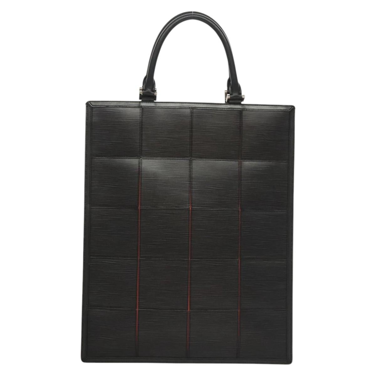 Louis Vuitton Epi Stretch Silver Fizz handbag Epi Stretch, BLACK, LEATHER, Handbag