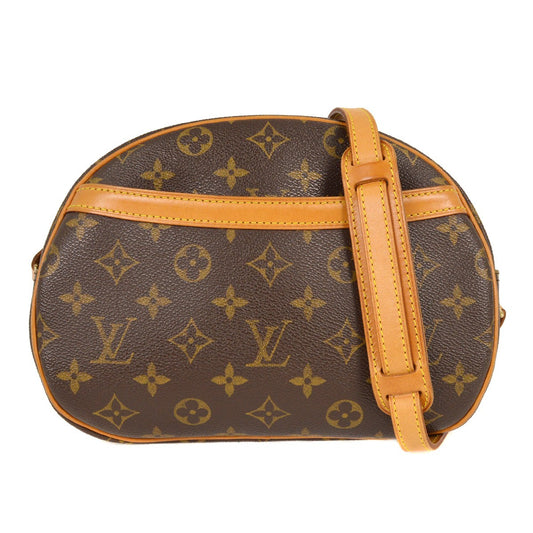 Louis Vuitton Blois Handbag Monogram Canvas, BROWN, CANVAS, Shoulder bag