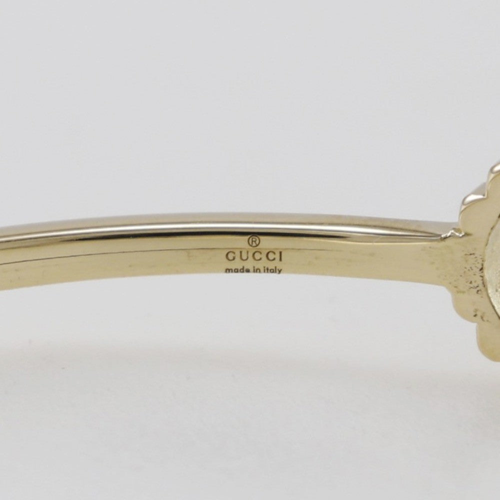 Gucci GG Running Bangle Bracelet 18K Yellow Gold, GOLD, GOLD, Bracelet