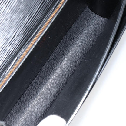 Louis Vuitton Dragonne Pochette Epi Leather, BLACK, LEATHER, Clutche & pouche